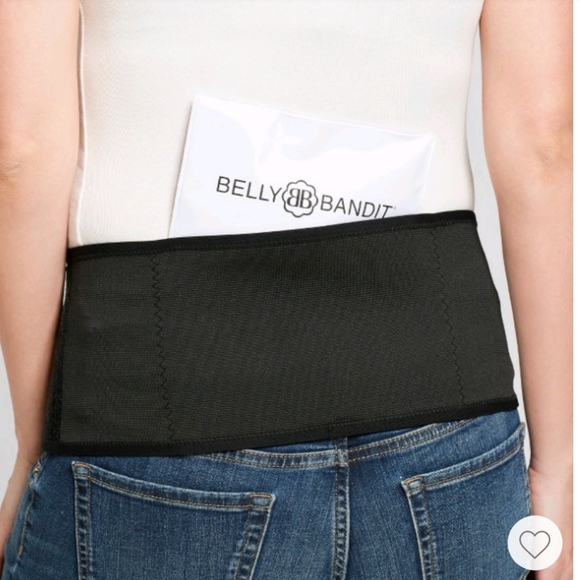 Belly & Back Maternity Support Belt- Belly Bandit Black Medium - Picture 4 of 8